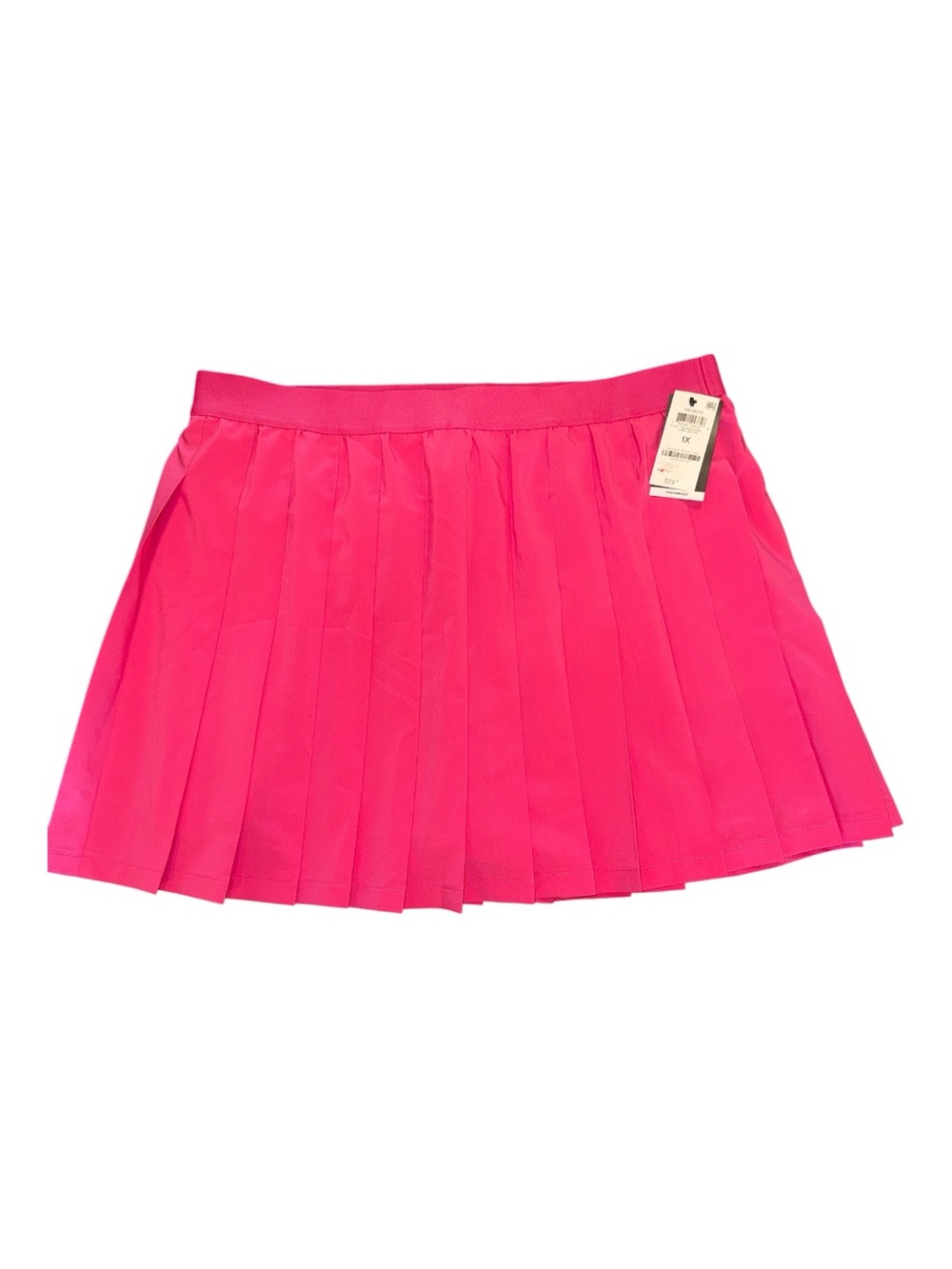Ideology Hot Pink Pleated Mini Skirt